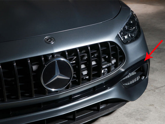 AMG E63 E63 S Carbon fibre fiber Front Canards E Class W213 Saloon S213 Estate August 2020+