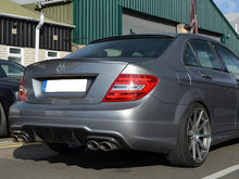 Load image into Gallery viewer, Carbon Fibre Fiber Boot Trunk Lid Spoiler W204 C Class Saloon Sedan models Mansory B STOCK