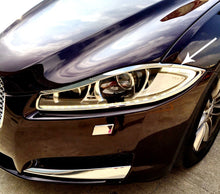 Charger l&#39;image dans la galerie, Chrome headlight frame surrounds for Jaguar XF 2011-2015