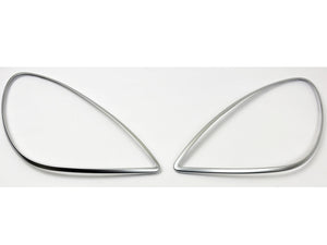 Mercedes R171 SLK Matt Chrome Bezel trims for headlamps headlights