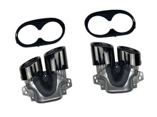 Load image into Gallery viewer, A45 CLA45 GLA45 Tailpipe Conversion Kit Set Night Package Black OEM ORIGINAL AMG