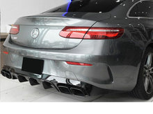 Charger l&#39;image dans la galerie, AMG E63 Style Diffuser &amp; Exhaust Tailpipes Package C238 A238 Night Package Black OR Chrome
