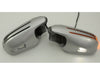 Mercedes R171 SLK Arrow Style LED Mirror covers Bright Silver Metallic 775U