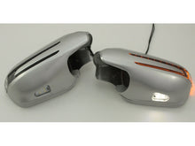 Carica l&#39;immagine nel visualizzatore di Gallery, Mercedes R230 SL Arrow Style LED Mirror covers Bright Silver Metallic 775U November 2003 to March 2008