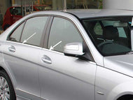 Mercedes W204 C Class Saloon Sedan Limo Chrome Window Trims