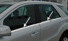 Carregar imagem no visualizador da galeria, Mercedes W164 ML Chrome Window Trims Stainless Steel 4pcs