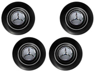 Mercedes Alloy Wheel Centre Caps in Dull Black ONLY FOR AMG FORGED ALLOY WHEELS