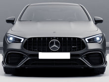 Laden Sie das Bild in den Galerie-Viewer, Mercedes C118 CLA45 AMG Panamericana GT GTS Grille Gloss Black from May 2019 CLA45 ONLY