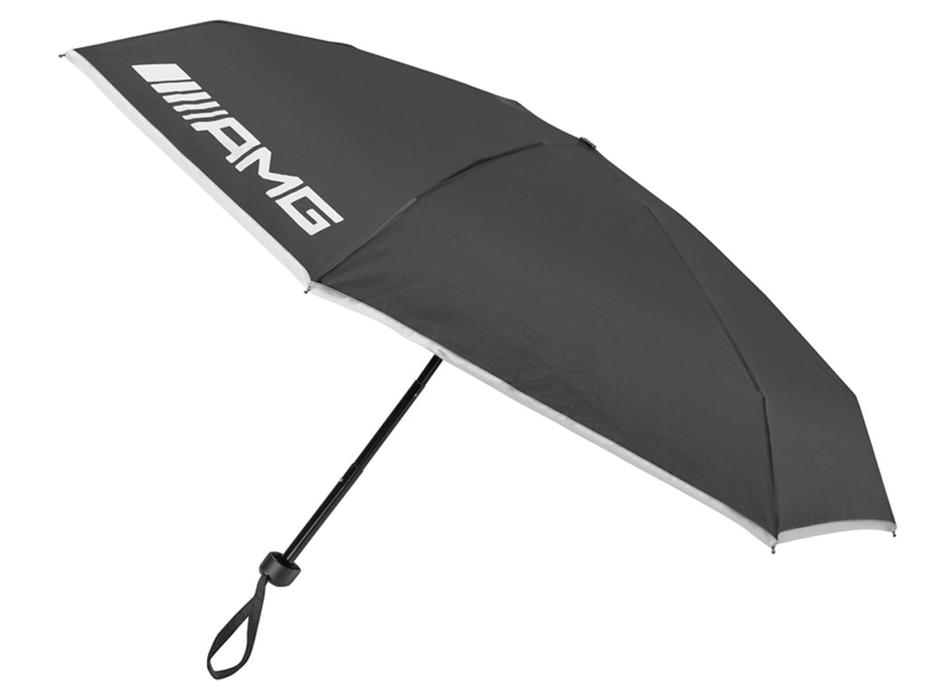 AMG Compact Folding umbrella black genuine OEM Mercedes AMG