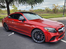 Cargar imagen en el visor de la galería, AMG Side Skirt Inserts Night Package Black Coupe Cabriolet AMG Sport styling package 36P