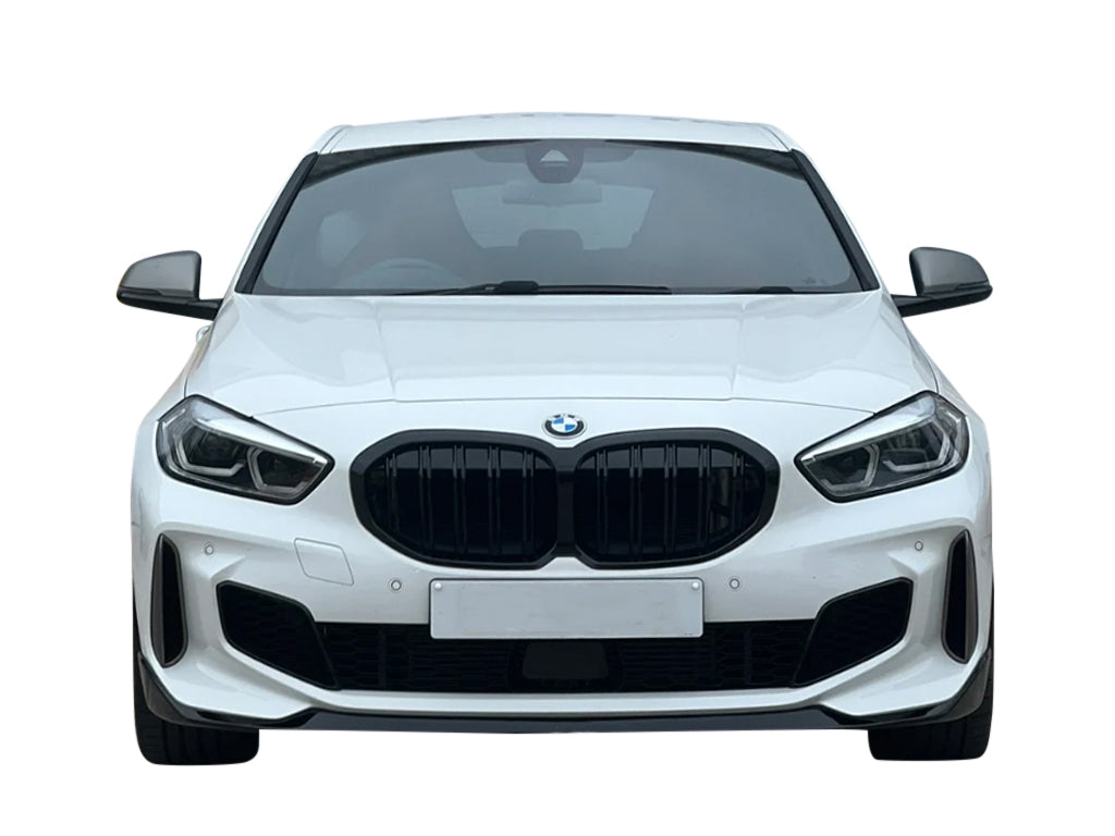 BMW 1 Series F40 F41 Kidney Grill Grilles Gloss Black M Sport Twin Bar from September 2019