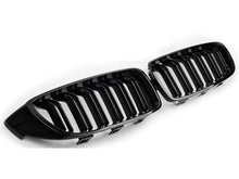 Carregar imagem no visualizador da galeria, BMW 4 Series F32 F33 F36 Kidney grill Grilles Twin Bar Gloss Black M Performance