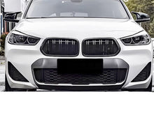 Carregar imagem no visualizador da galeria, BMW X2 F39 Kidney Grill Grilles Matt Black Twin Bar M Performance