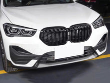 Charger l&#39;image dans la galerie, BMW X1 F48 Kidney grill Grilles Gloss Black Twin Bar M Sport from 2019