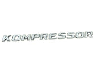 Mercedes Kompressor Wing Fender badge GENUINE MERCEDES 26cm x 18cm