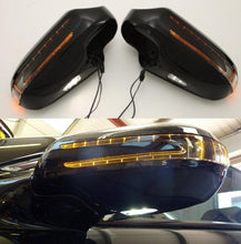 Carregar imagem no visualizador da galeria, Mercedes R171 SLK Arrow Style LED Mirror covers Bright Silver Metallic 775U