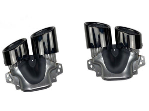 E53 Coupe Cabriolet Night Package Black Exhaust Tailpipes for AMG E53 ONLY