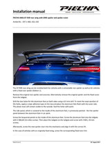 Carregar imagem no visualizador da galeria, AMG GT Coupe GT-RSR Rear Wing PIECHA