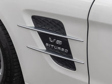 Load image into Gallery viewer, V8 Biturbo badge in Chrome
