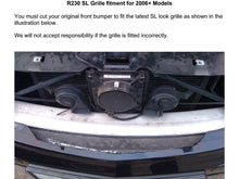 画像をギャラリービューアに読み込む, Mercedes R230 SL Diamond Style grille 2002 - 2006