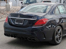 Laden Sie das Bild in den Galerie-Viewer, AMG C63 Facelift Diffuser &amp; Exhaust Tailpipes Package W205 S205 Night Package Black OR Chrome High Quality aftermarket