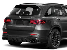 Load image into Gallery viewer, AMG GLC63 SUV Diffuser and Tailpipe Package Night Package Black or Chrome Facelift