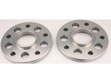 Load image into Gallery viewer, Mercedes Wheel Spacers 15mm Set Front or Rear Wheels Brushed Aluminium finish
