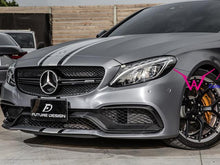 Load image into Gallery viewer, C63 AMG Carbon Fibre Front Splitter