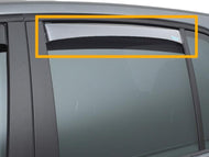 X164 GL Wind deflector Set for Rear windows