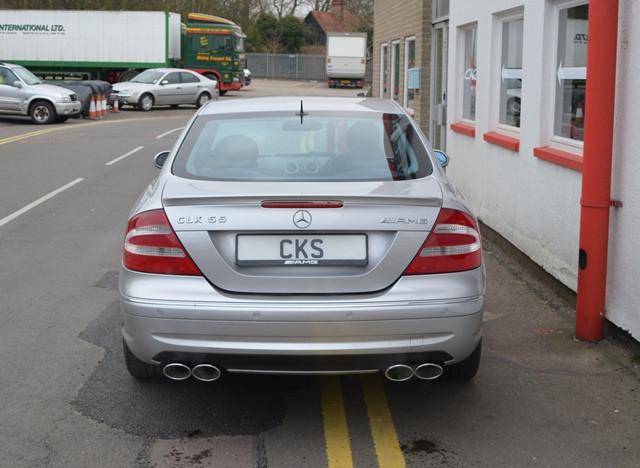 W209 CLK Coupe Quad tailpipe exhaust - all mod incl. CLK55