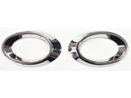 W164 ML Oval Chrome fog light frames Models from October 2008 ONWARDS