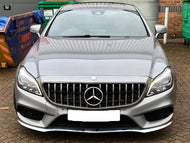 Mercedes CLS C218 Panamericana GT GTS Panamericana Grille Black with Chrome bars From 2014