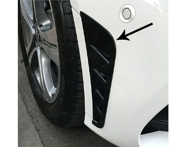 Mercedes Front Bumper Side Air Vent Trims Spoilers C Class W205 AMG Line FROM April 2018