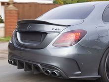 Carica l&#39;immagine nel visualizzatore di Gallery, AMG Carbon Fiber Diffuser Big Fin Sedan Wagon W205 S205