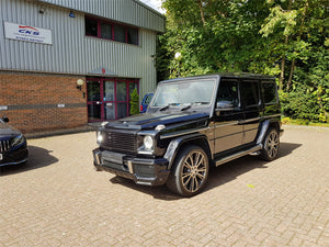 AMG G63 Front Spoiler Lip with LED Daytime Running Lamps