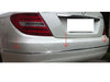 W204 C Class Chrome Rear bumper trim set From 04/2011