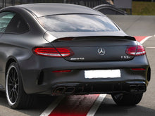 Load image into Gallery viewer, AMG C63 S Facelift Diffuser &amp; Exhaust Tailpipes Package C205 A205 Night Package Black OR Chrome Aftermarket