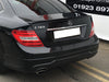Mercedes C Class Coupe C204 C63 Style Boot Trunk Lid Spoiler Gloss Black