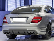 W204 C Class Coupe Boot Trunk lid Spoiler AMG C63 Style Gloss Black