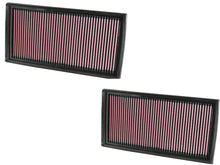 Charger l&#39;image dans la galerie, K&amp;N High flow air filter 33-2405 AMG 63 M156 Engine - Sale includes 2 Air Filters as required
