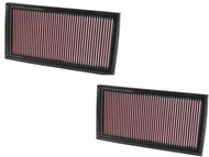 K&N High flow air filter 33-2405 AMG 63 M156 Engine - Sale includes 2 Air Filters as required