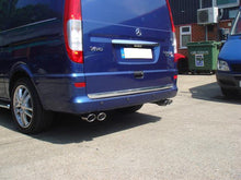 Load image into Gallery viewer, CKS W639 Viano V Class Vito Quad tailpipe exhaust