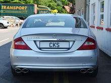 Load image into Gallery viewer, CKS W219 CLS Sport Quad Tailpipe Exhaust with 4 x AMG Style Oval tailpipes