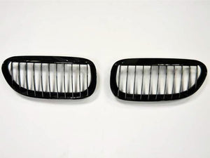 BMW E63 Kidney Grills Black