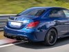 AMG C63 S Facelift Diffuser & Exhaust Tailpipes Package W205 S205 Night Package Black OR Chrome
