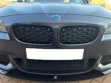 Charger l&#39;image dans la galerie, BMW 5 Series F10 F11 Saloon Touring Diamond Kidney Grill Grilles Gloss Black