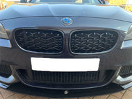 BMW 5er F10 F11 Limousine Touring Diamond Nierengrill Gitter schwarz glänzend
