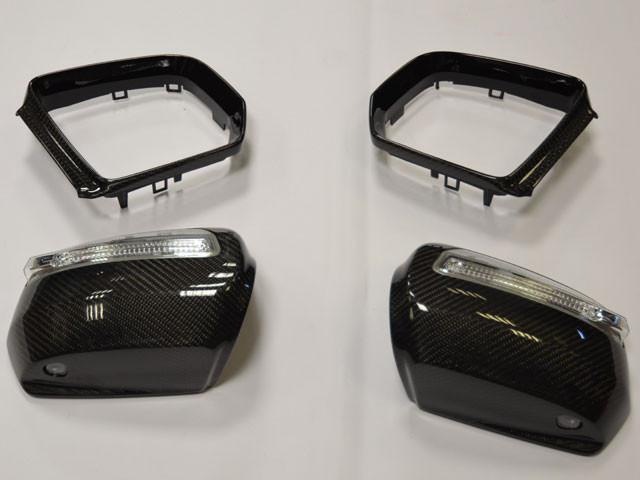 Carbon Fibre Wing Mirror Covers and Frames to 2010