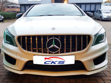 Load image into Gallery viewer, Mercedes CLA C117 X117 AMG Panamericana GT GTS Grille Black and Chrome