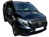 Mercedes W447 Vito Panamericana GT GTS Grille Gloss Black with Chrome Bars From June 2019